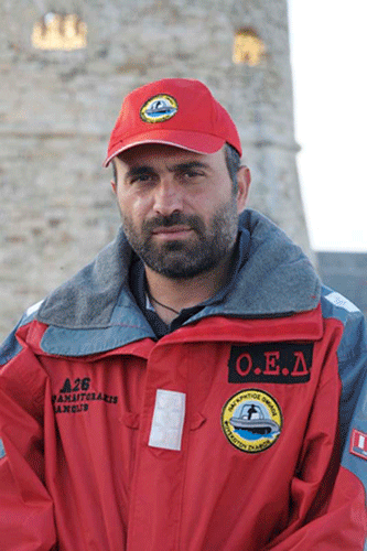 Μανώλης Στεφανάκης, επικεφαλής της Ομάδας Διάσωσης. 