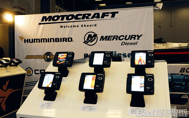  Η εταιρεία MOTOCRAFT µε τα πασίγνωστα Humminbird (βυθόµετρα, GPS, Radar, Autopilot) (φωτ. 1).