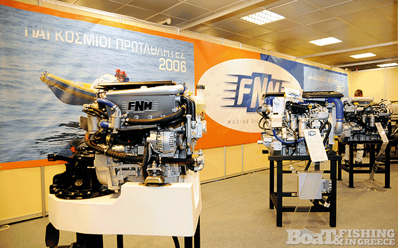 Η εταιρία FNM Marine παρουσίασε τους νέους πετρελαιοκινητήρες κινητήρες της ιταλικής φίρµας (φωτ. 3).