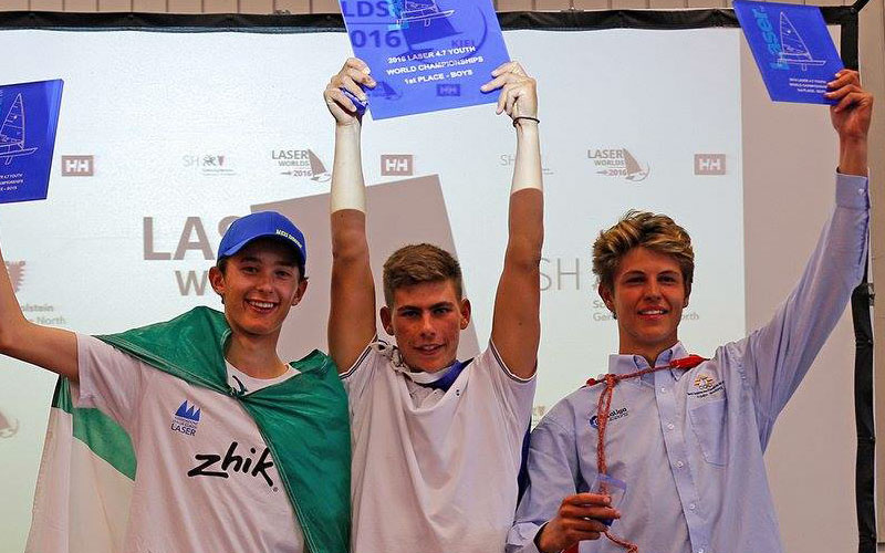 Ο Δημήτρης Παπαδημητρίου παγκόσμιος Πρωταθλητής στα LASER 4, 7 Youth